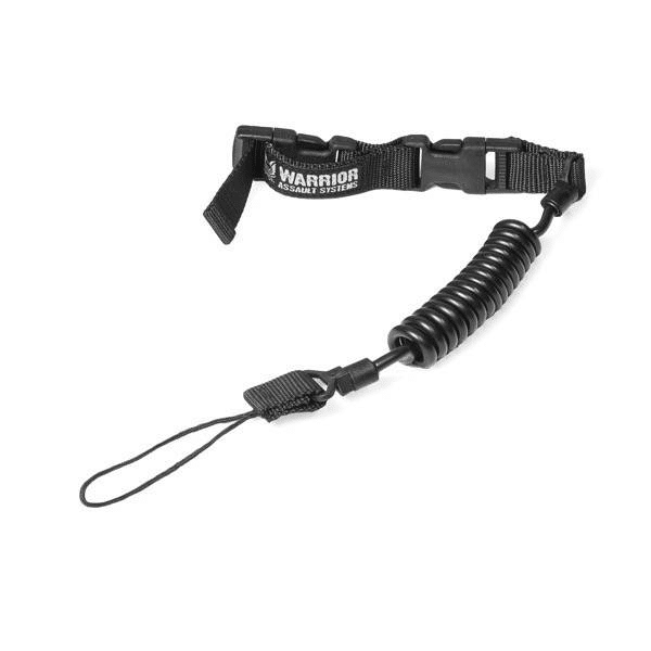Pistoles drošības aukla - WAS Tactical Pistol Lanyard Black