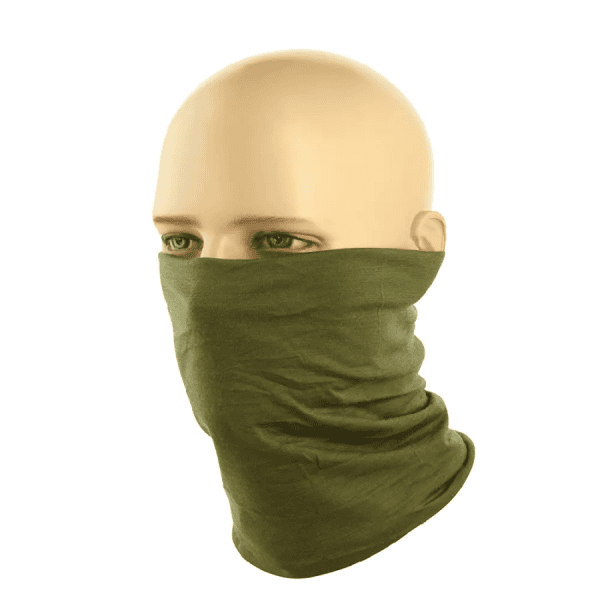 Šalle - M-Tac Merino Wool tube scarf Olive