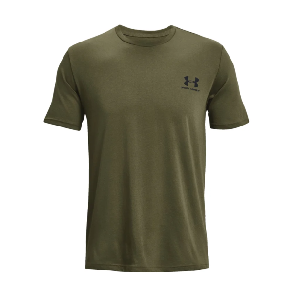T-krekls Under Armour Charged Olive — attēls 2