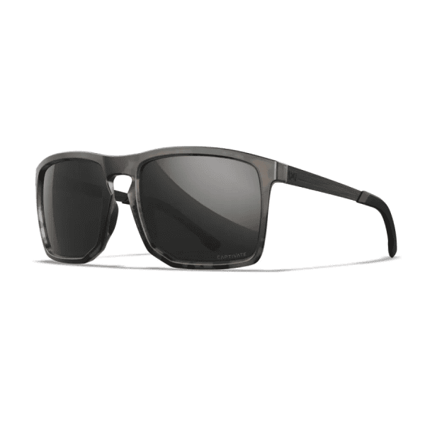 Brilles WileyX AXE Captivate Pol Black Mirror Matte Tortoise Brown Frame