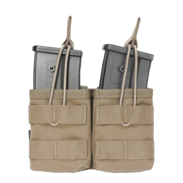 Aptversoma - Double MOLLE Open G36 Mag/Bungee Retention - 2 Mags Coyote