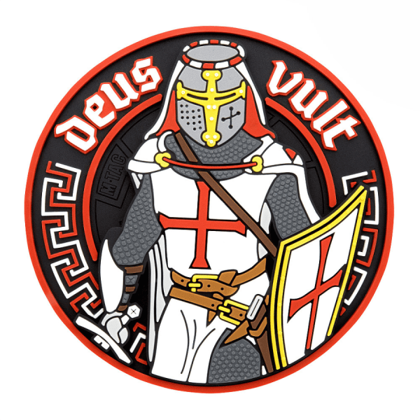 Uzšuve M-Tac patch Deus Vult 3D PVC Color