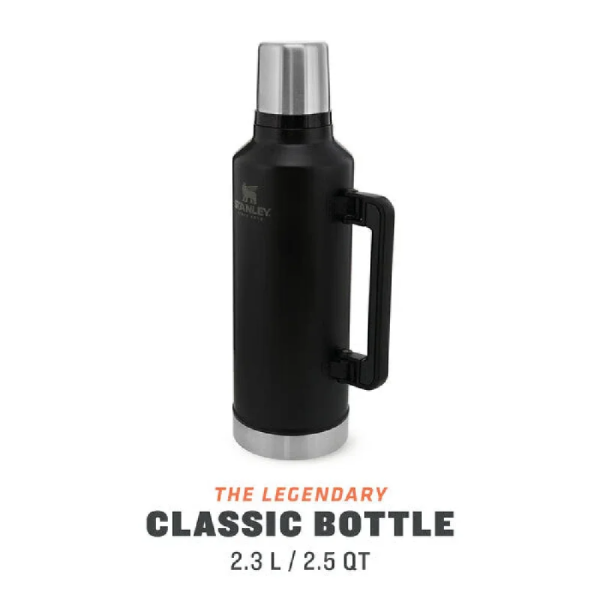 Termoss The Legendary Classic Bottle 2,3L matēti melns