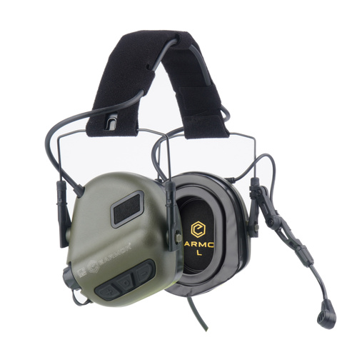 EARMOR M32X MOD4 aktīvās dzirdes aizsardzības austiņas – Foliage Green