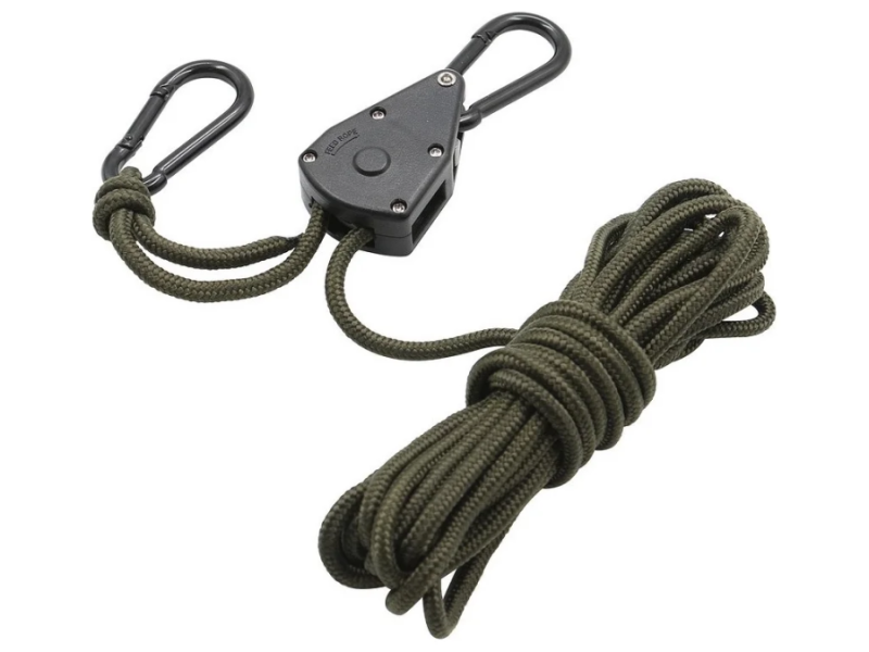 FOSCO Rope ratchet Ar karabīni