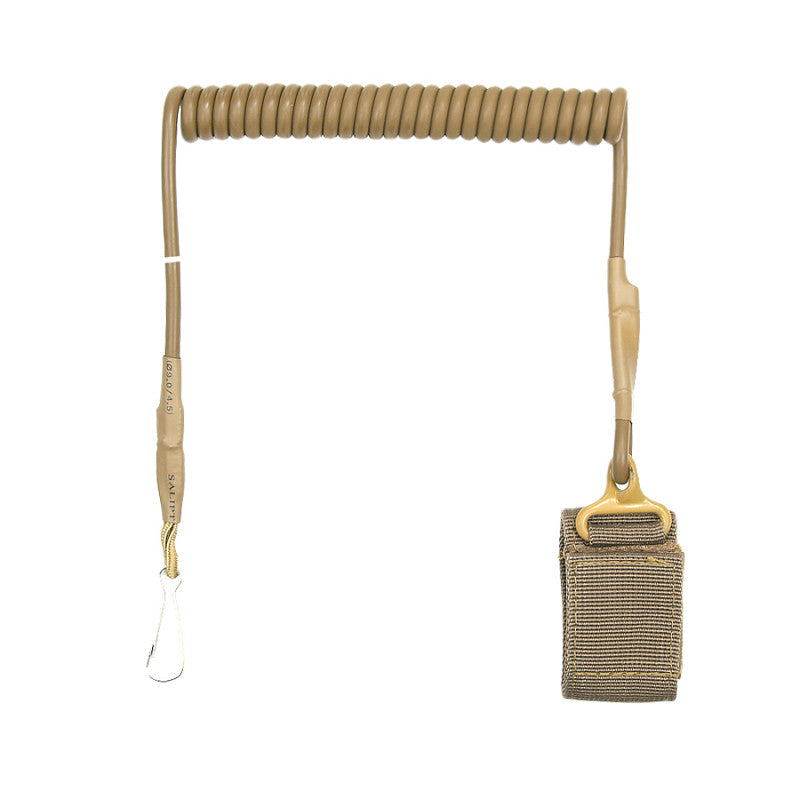 Drošības aukla pistolei - Pistol lanyard de luxe Coyote