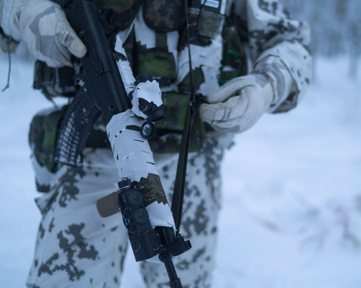 Savotta Camo Scrim maskēšanās komplekts, White