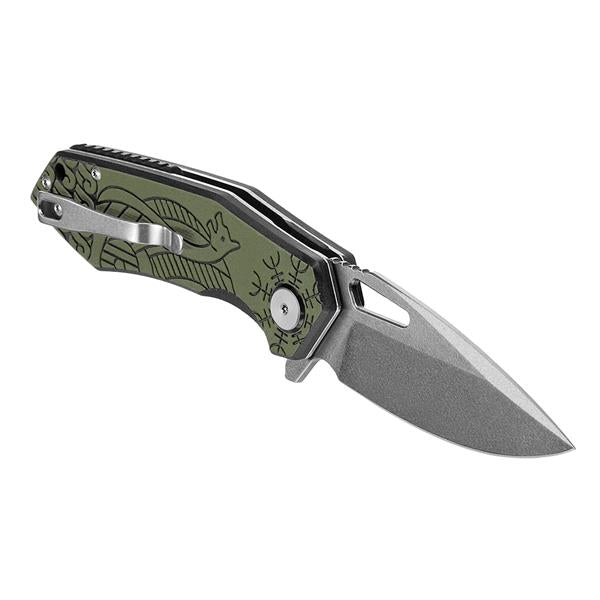 M-Tac saliekamais nazis Type 12 Scandinavian Stonewash – Black/Sand – lietojuma skats