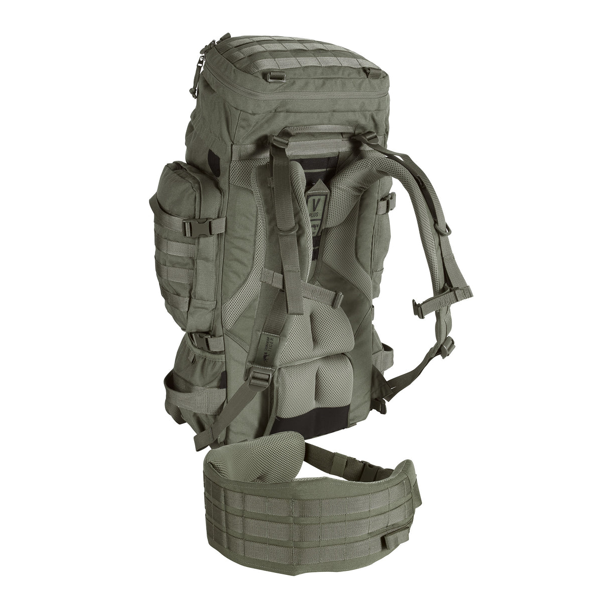 Mugursoma Tasmanian Tiger Raid Pack MKIII IRR Stone Grey Olive — detaļas