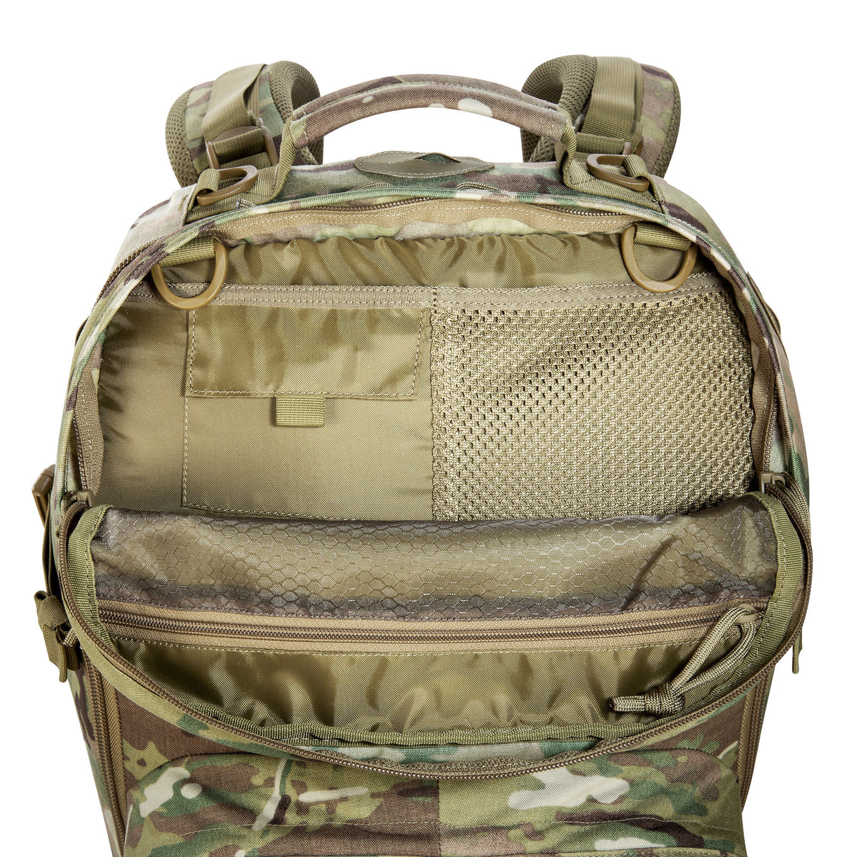 Mugursoma Tasmanian Tiger Modular Trooper Pack MC Multicam — detaļas