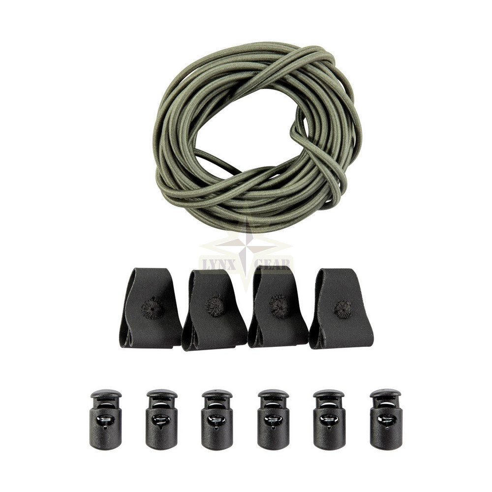 Elastīgās auklas komplekts Tasmanian Tiger Bungee Cord Set Olive