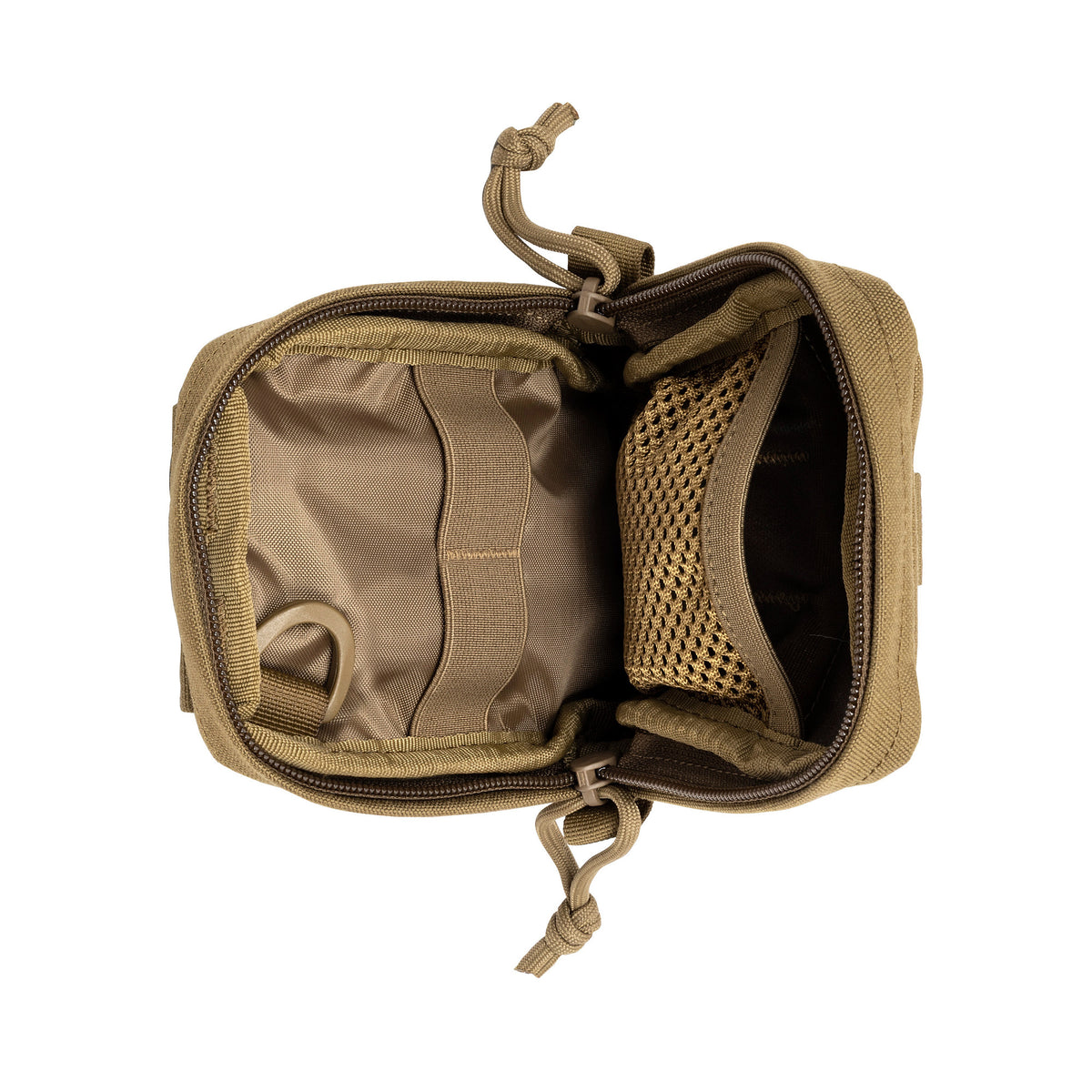 Piederumu somiņa Tasmanian Tiger Tac Pouch 1 Vertical Coyote Brown — detaļas