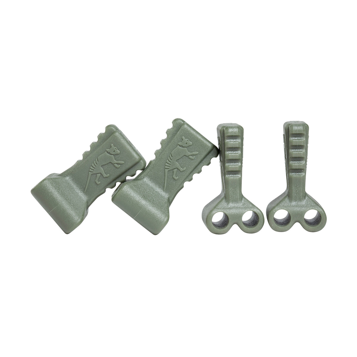 Ekipējuma stiprinājums Tasmanian Tiger Bungee Cord Tab Set Olive — detaļas