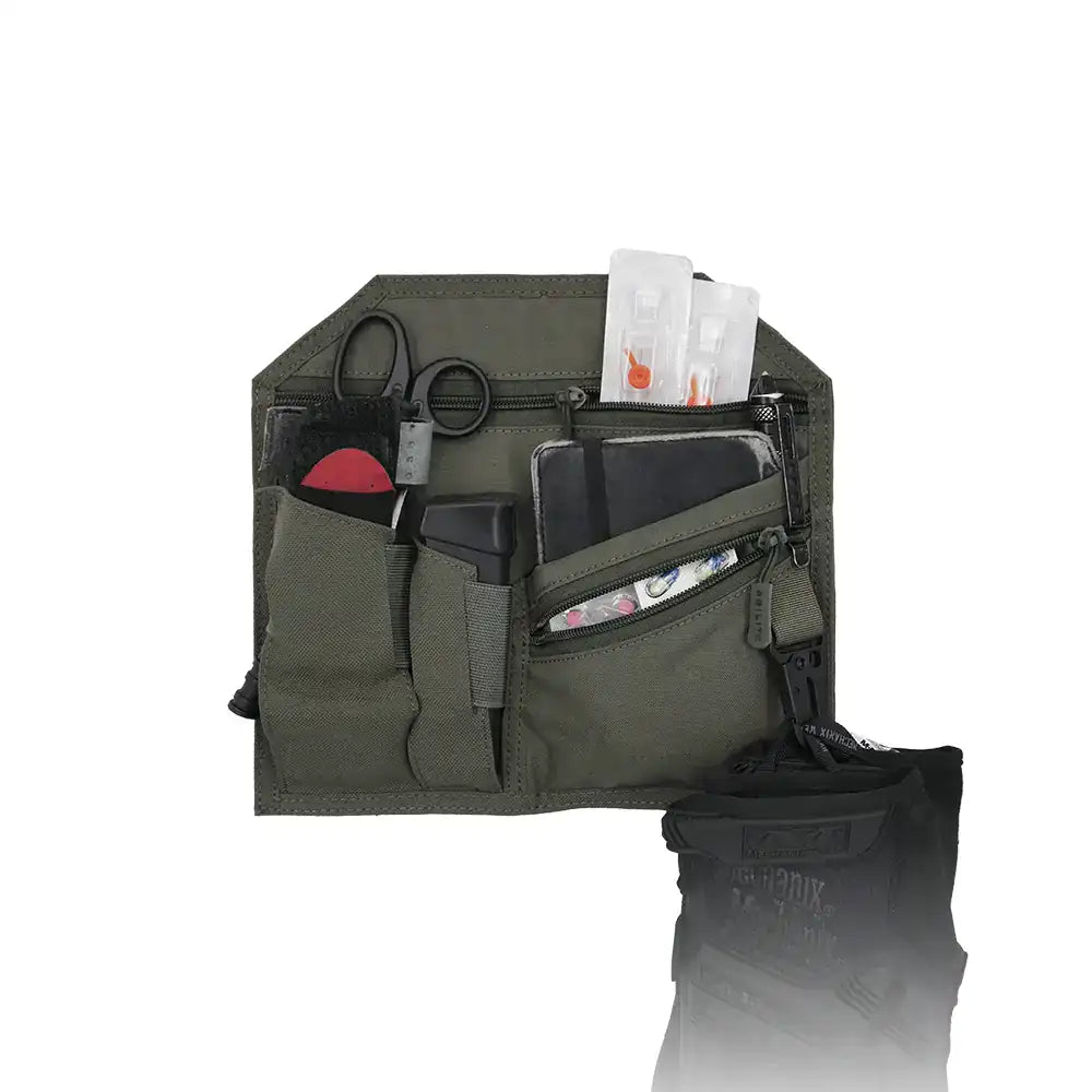 Panelis - Agilite Hook-backed EDC Organizer Panel Ranger Green