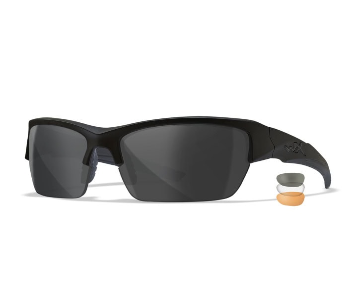 Aizsargbrilles Wiley X VALOR 2.5 Clear/Grey/Light Rust Matte Black Frame