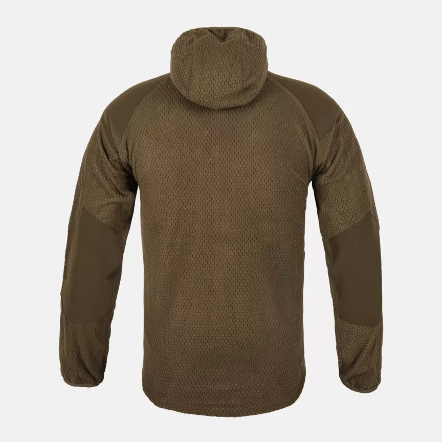 Flīsa jaka Helikon-Tex Alpha Hoodie Fleece – Olive Green – attēls 11