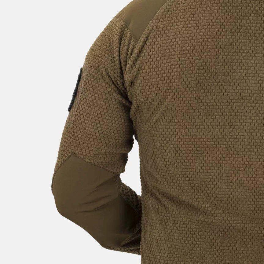 Flīsa jaka Helikon-Tex Alpha Hoodie Fleece – Olive Green – attēls 6