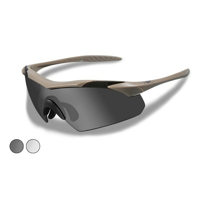 Brilles WILEY X VAPOR 2.5 Grey/Clear Tan Frame