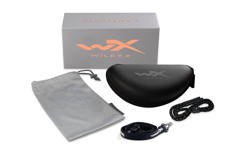 Brilles WileyX GRAVITY Captivate Polarized Smoke Grey Matte Black Frame