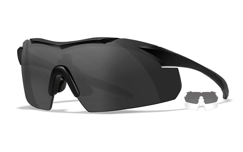 Brilles WileyX VAPOR 2.5 Grey/Clear Matte Black Frame