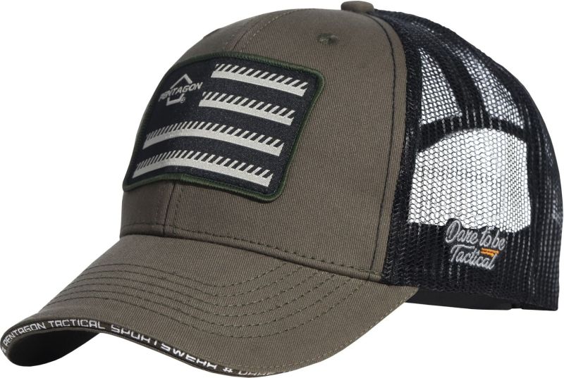 Pentagon Wills Trucker cepure no sarža auduma – FG / RAL7013