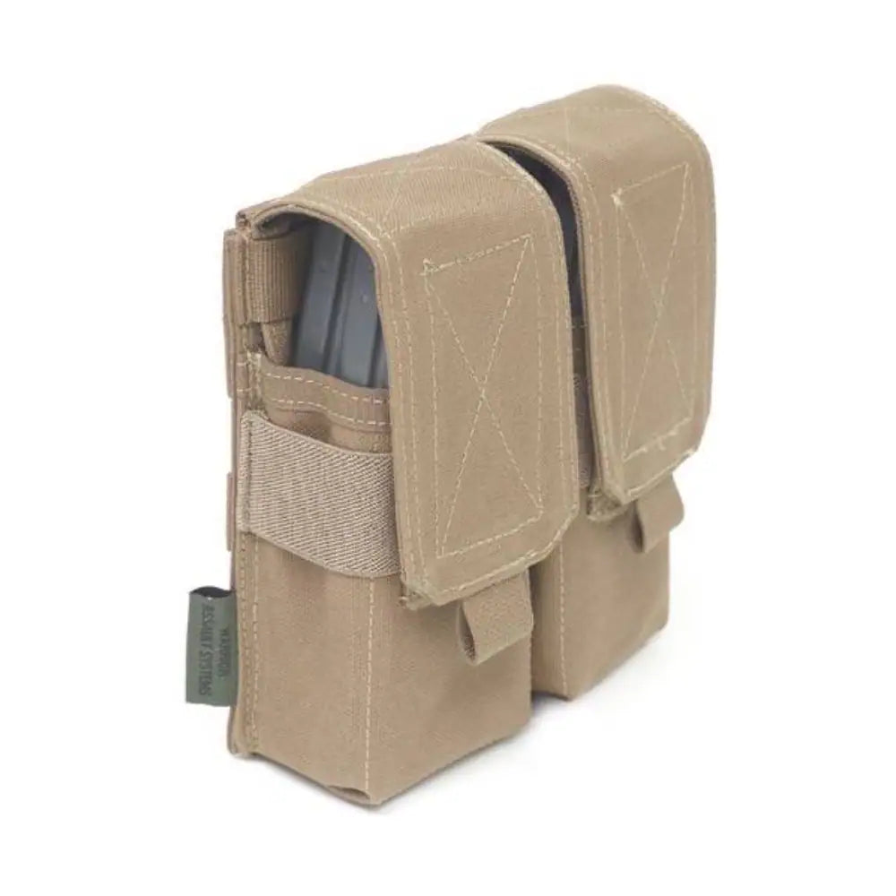 Aptversoma WAS Double M4 5.56mm Mag Pouch/Non Slip Retention Coyote Tan