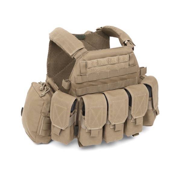 Uzkabes komplekts - DCS Base with 5 Covered 5.56mm M4 Mags, 2 Utility Size Large Coyote Tan