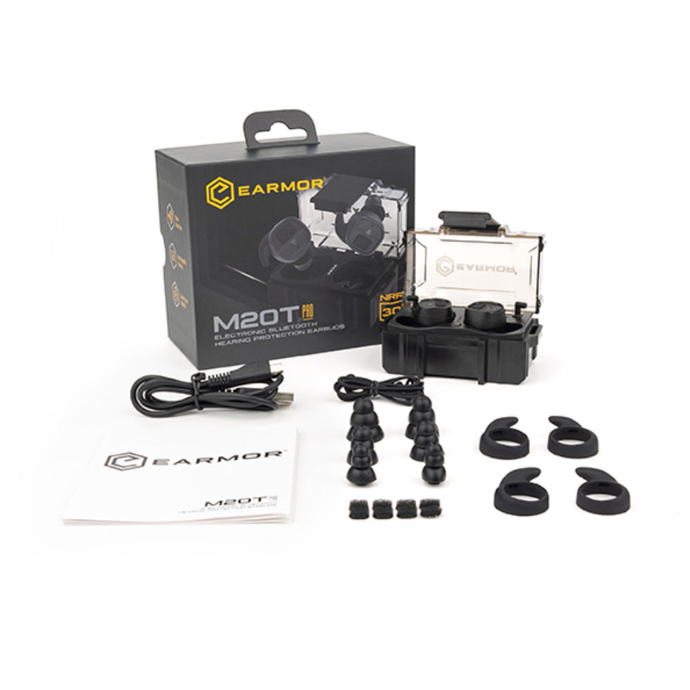 EARMOR M20T Pro elektroniskie Bluetooth ausu aizbāžņi – Black