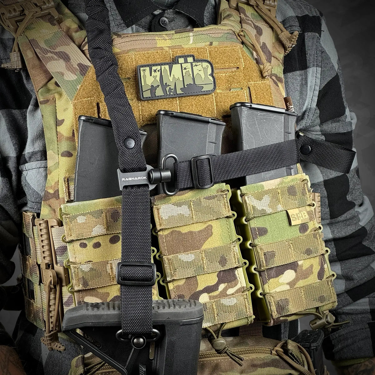 Divu Punktu Ieroču Siksna RAGNAROK Forseti QD Gen II Black — attēls 4