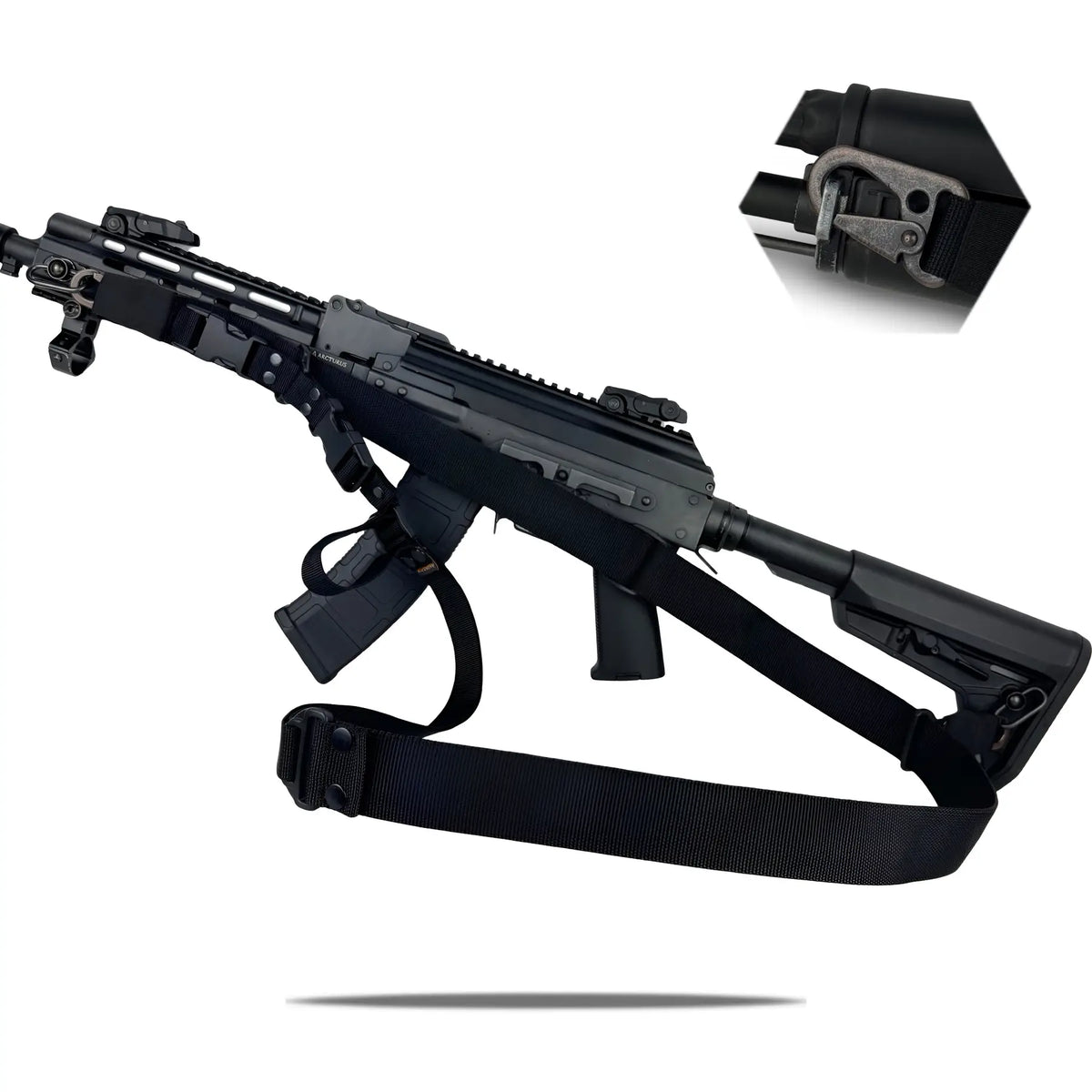 Trīs punktu Ieroča Siksna RAGNAROK Hel Sling Gen II QD Black
