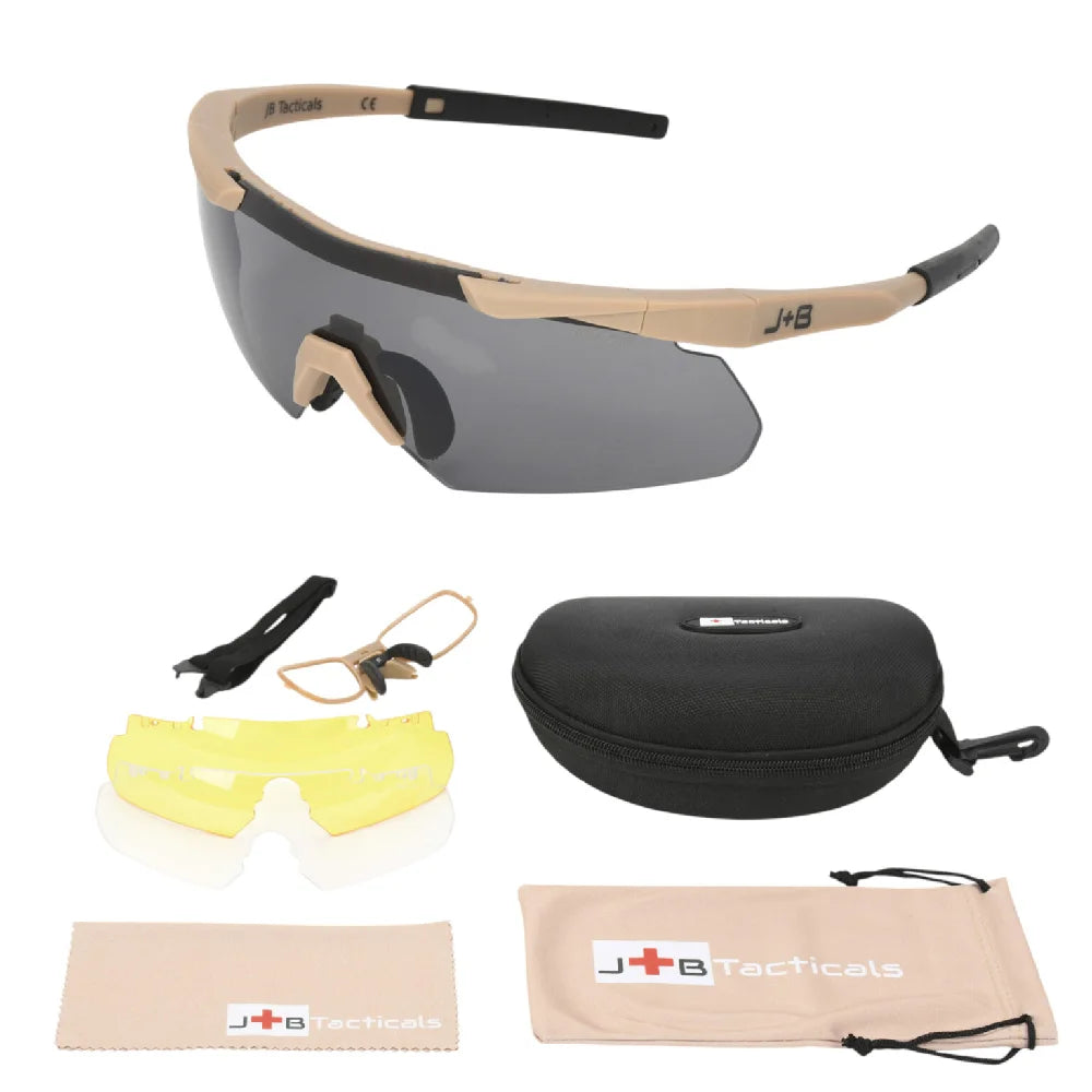 JB Tacticals Taktiskās brilles JB-01 Brown