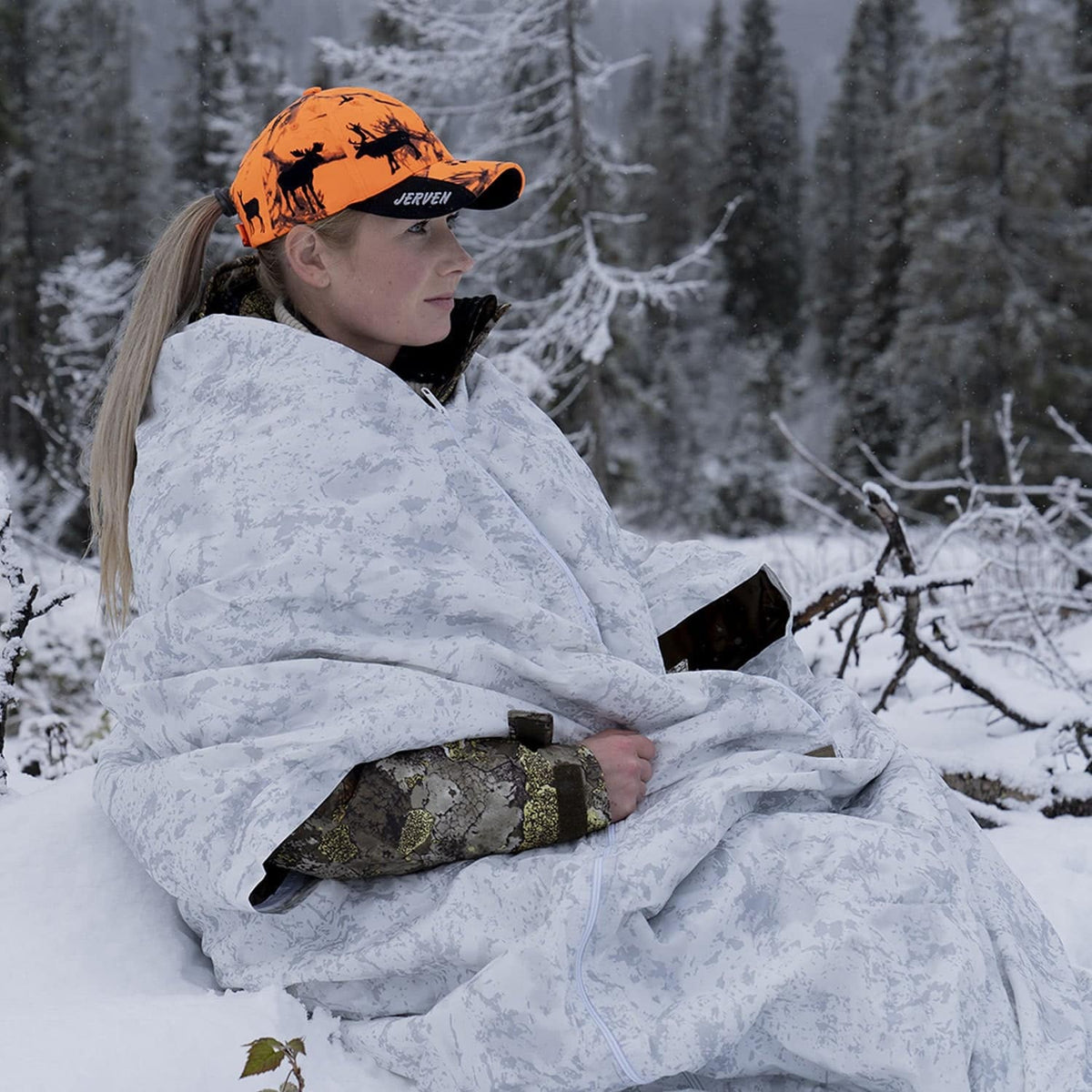 Jervenbag Hunter - Winter Camo, 102X220CM – Jerven