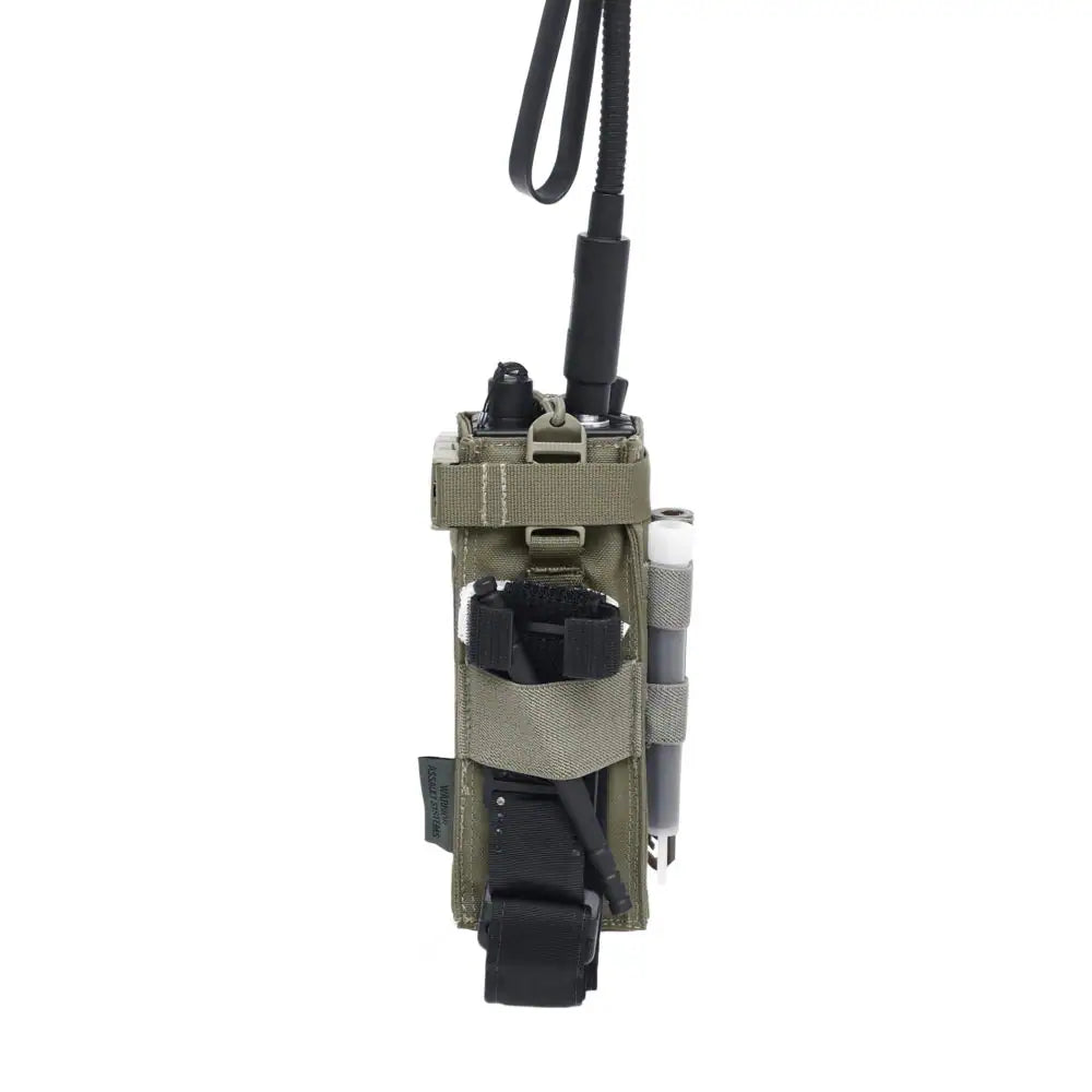 Rācijas Soma WAS Front Opening MBITR Radio Pouch Gen 2 Ranger Green