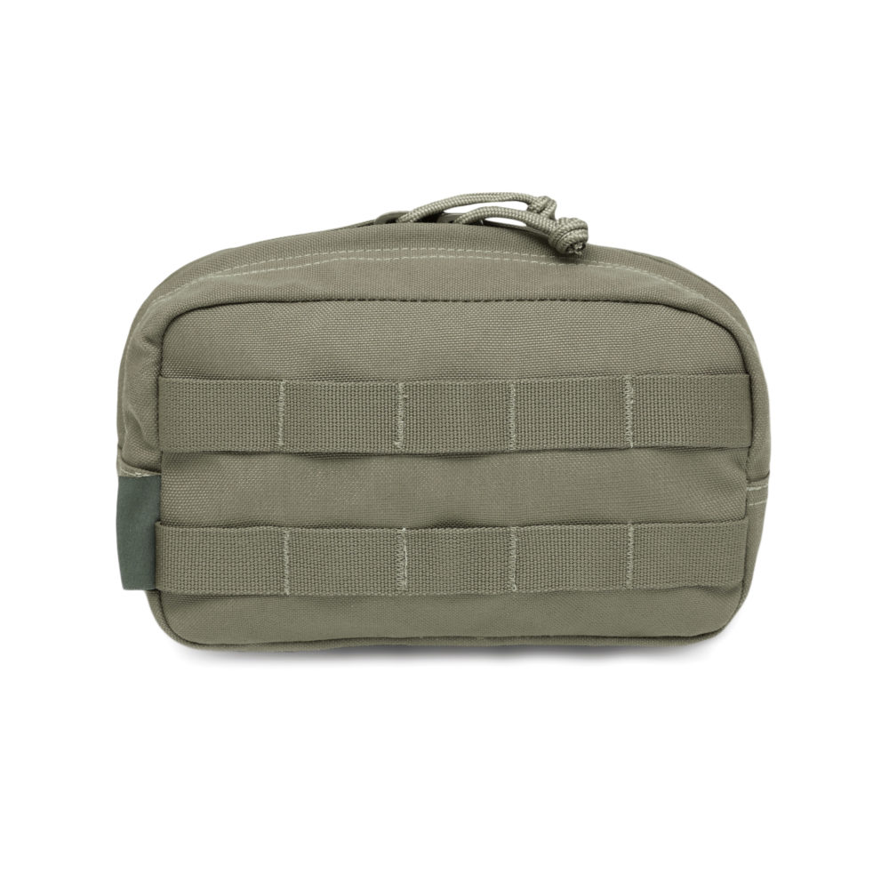 Somiņa WAS Medium Horizontal MOLLE Pouch Zipped Ranger Green