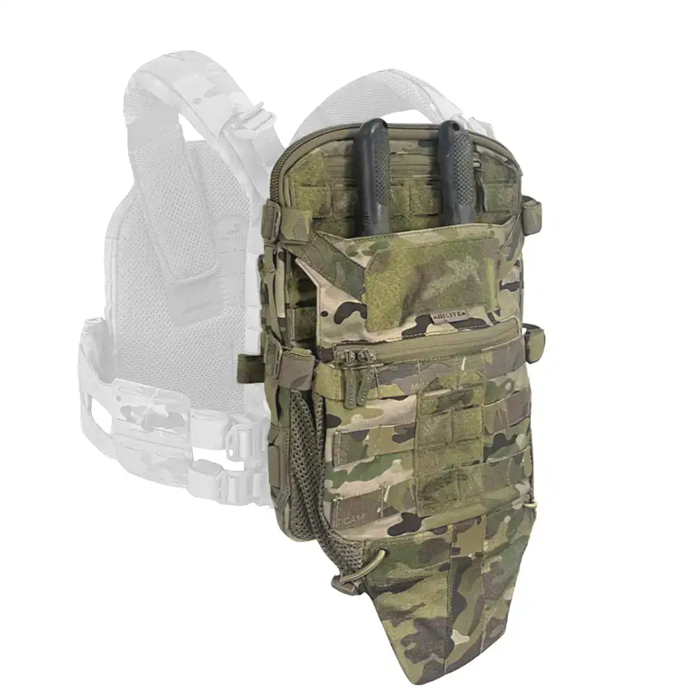Uzkabes Panelis Agilite Micro MAP™ Back Panel Black