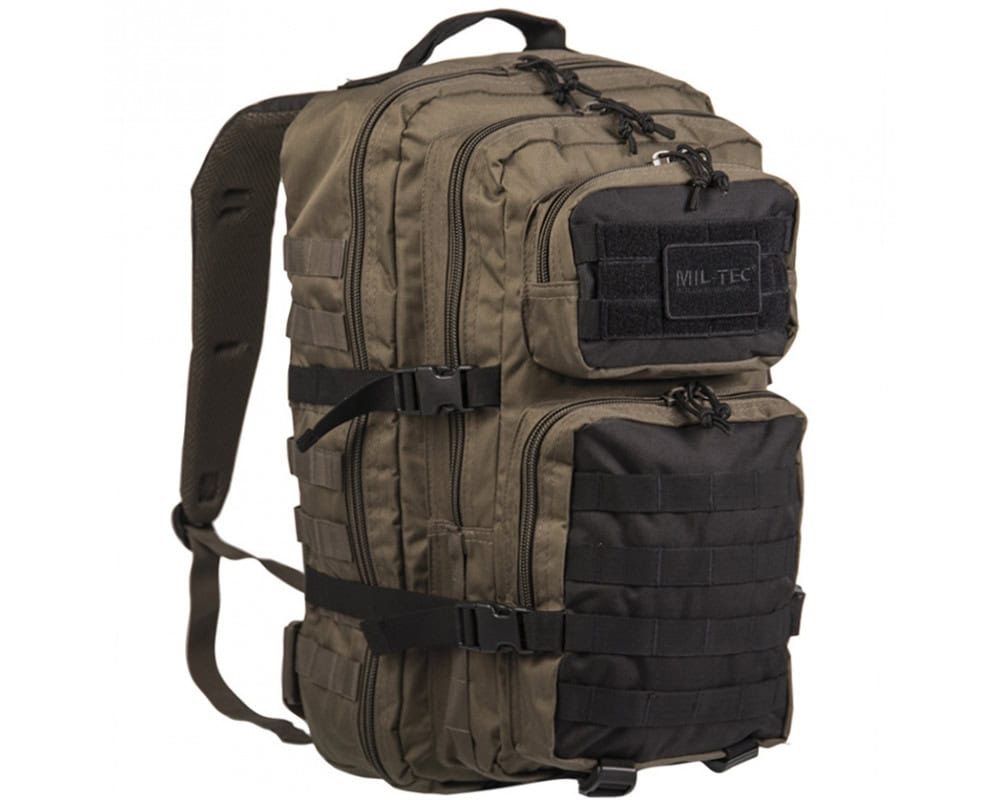 Mugursoma - US ASSAULT PACK LG olive / black — Mil-Tec — attēls 1