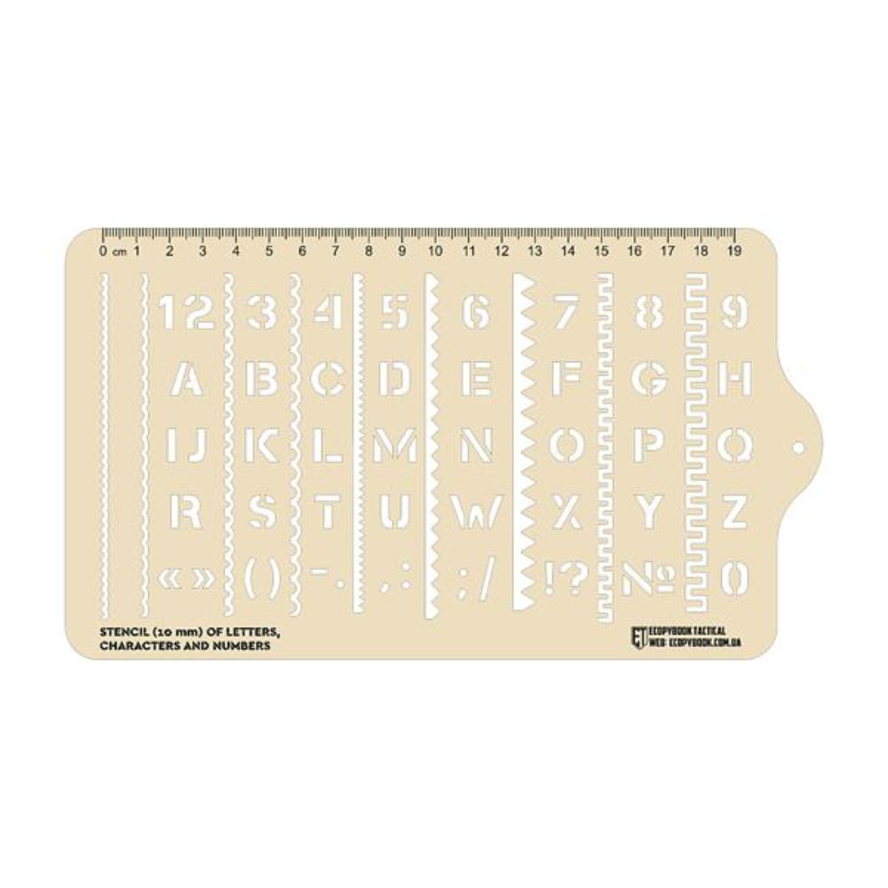 Ecopybook Tactical Stencil symbols NATO