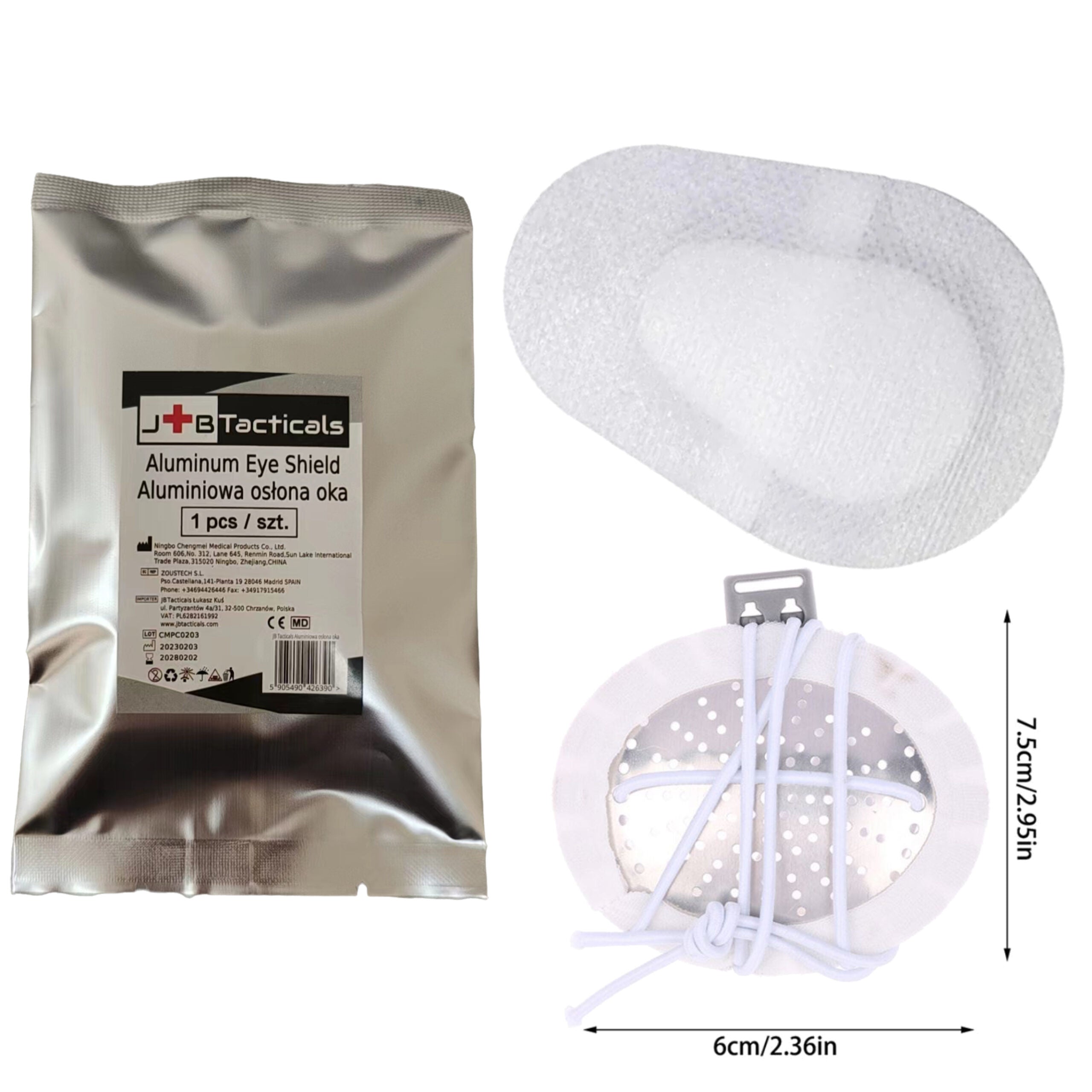 JB Tacticals Aluminija acss aizsargs