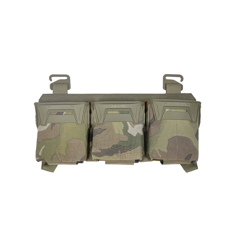 Aptversoma AGILITE Pincer™ Placard .308 Triple Mag Pouch Multicam