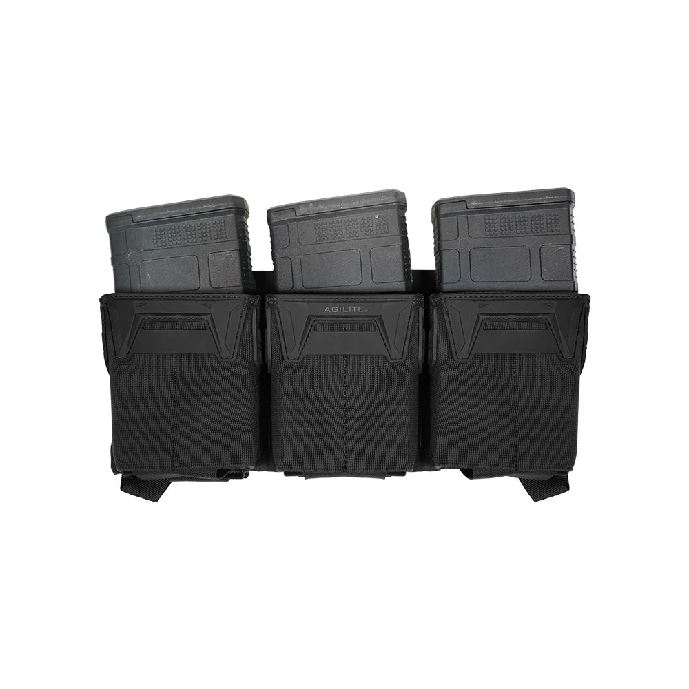 Somiņa - Agilite Pincer™ Triple Multi-Caliber Mag Pouch Black