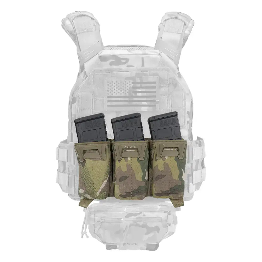Somiņa - Agilite Pincer™ Triple Multi-Caliber Mag Pouch Multicam