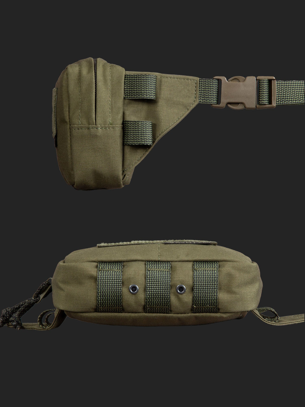 Jostas soma SAVOTTA Kukkaro Hip Pack Green – attēls 3