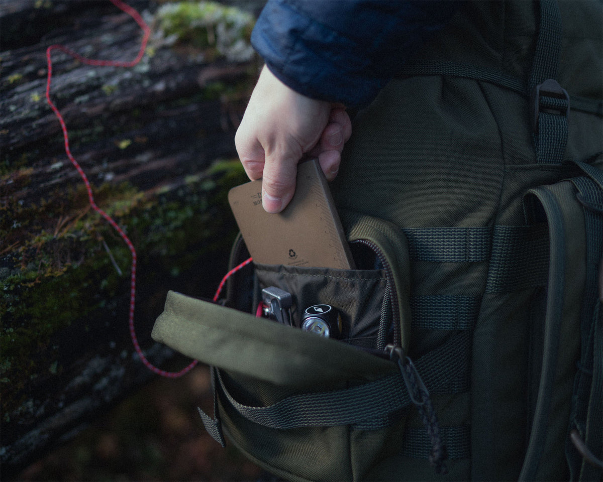 Uzkabes soma Savotta Zipped GP pouch 3x3 Green — papildu attēls 3