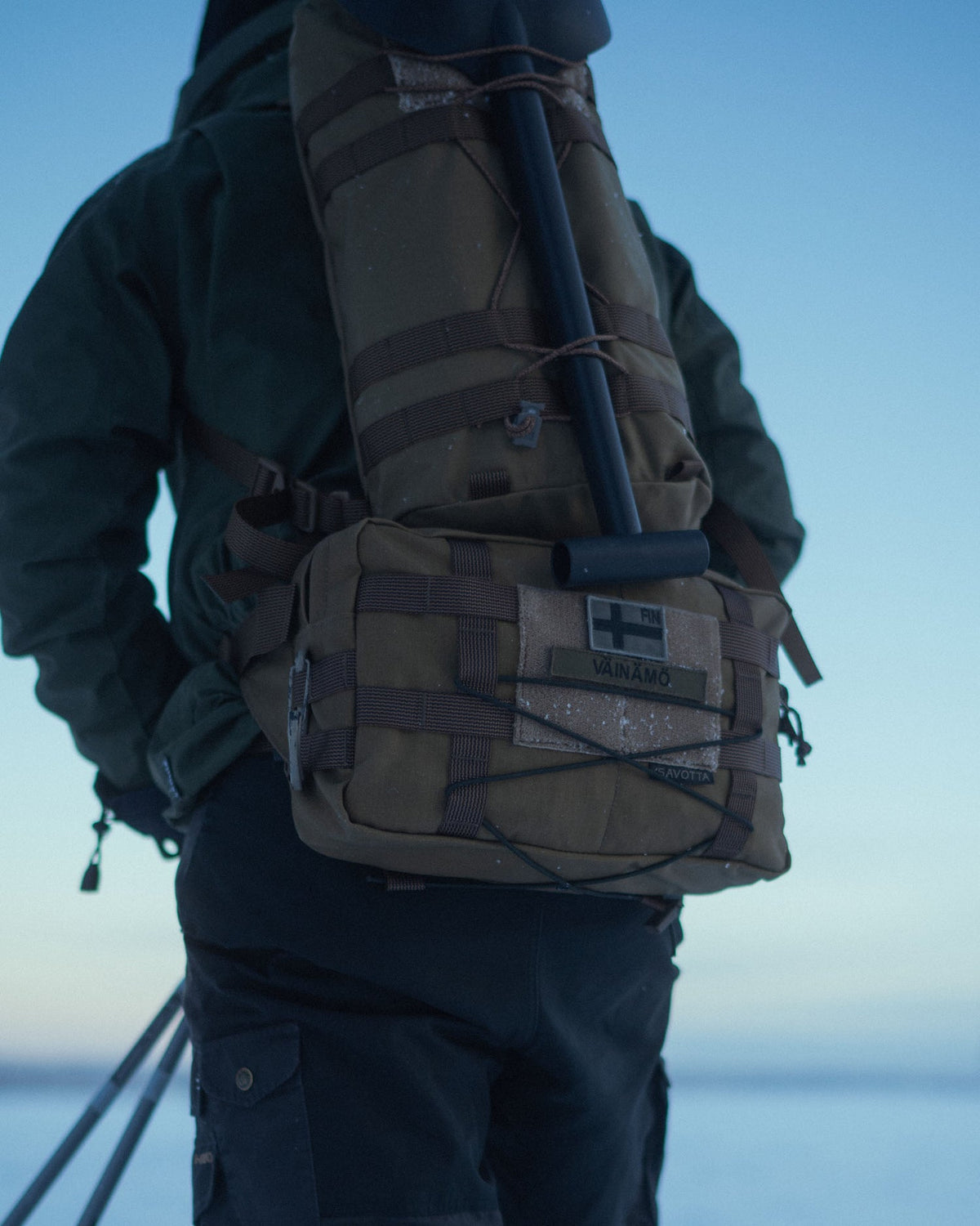 Jostas soma - Savotta Askare hip pack, Brown — papildu attēls 2