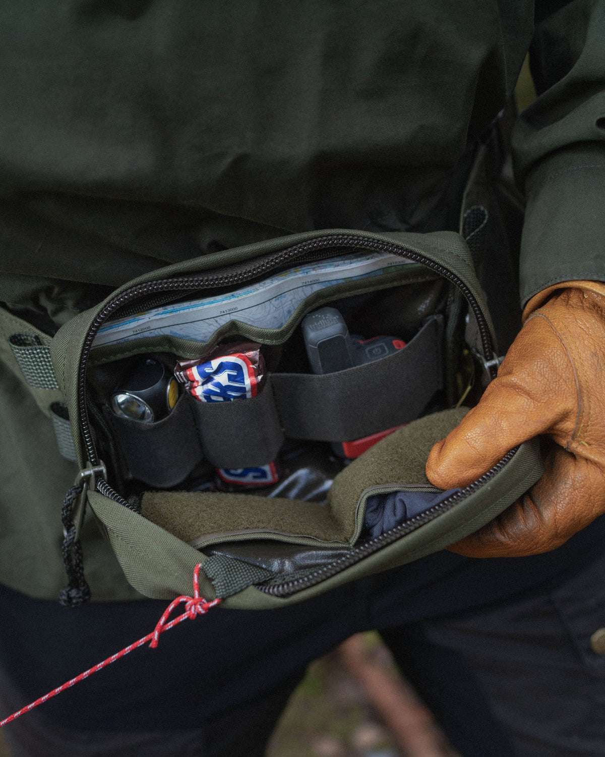 Jostas soma SAVOTTA Kukkaro Hip Pack Green – attēls 4