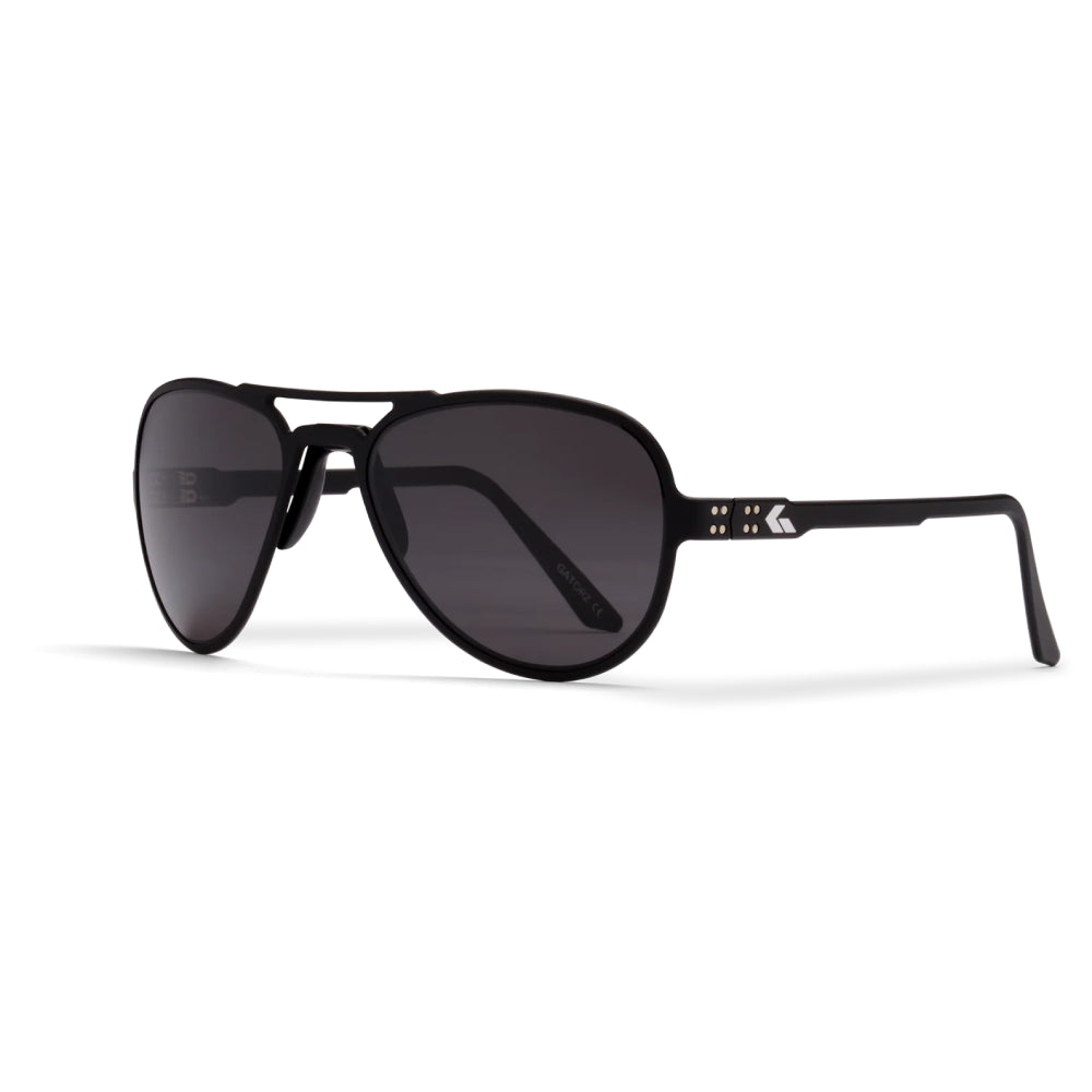 GATORZ Skyhook Black w/Silver Logo – Smoke Optimized Polarized (OPz)