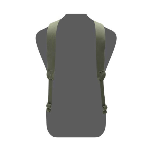 Bikšturi WAS Slim Line Harness Elastic Back Ranger Green