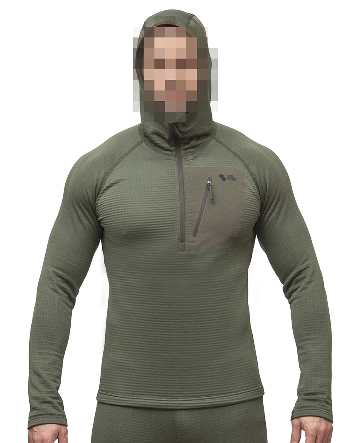 Termoveļas Krekls Suited Systems SNOW SHIELD HOODED UNDERSHIRT GEN II Ranger Green – ražotāja attēls 2