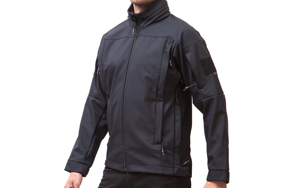 "Soft power" softshell jaka, Black, M — Suited Systems