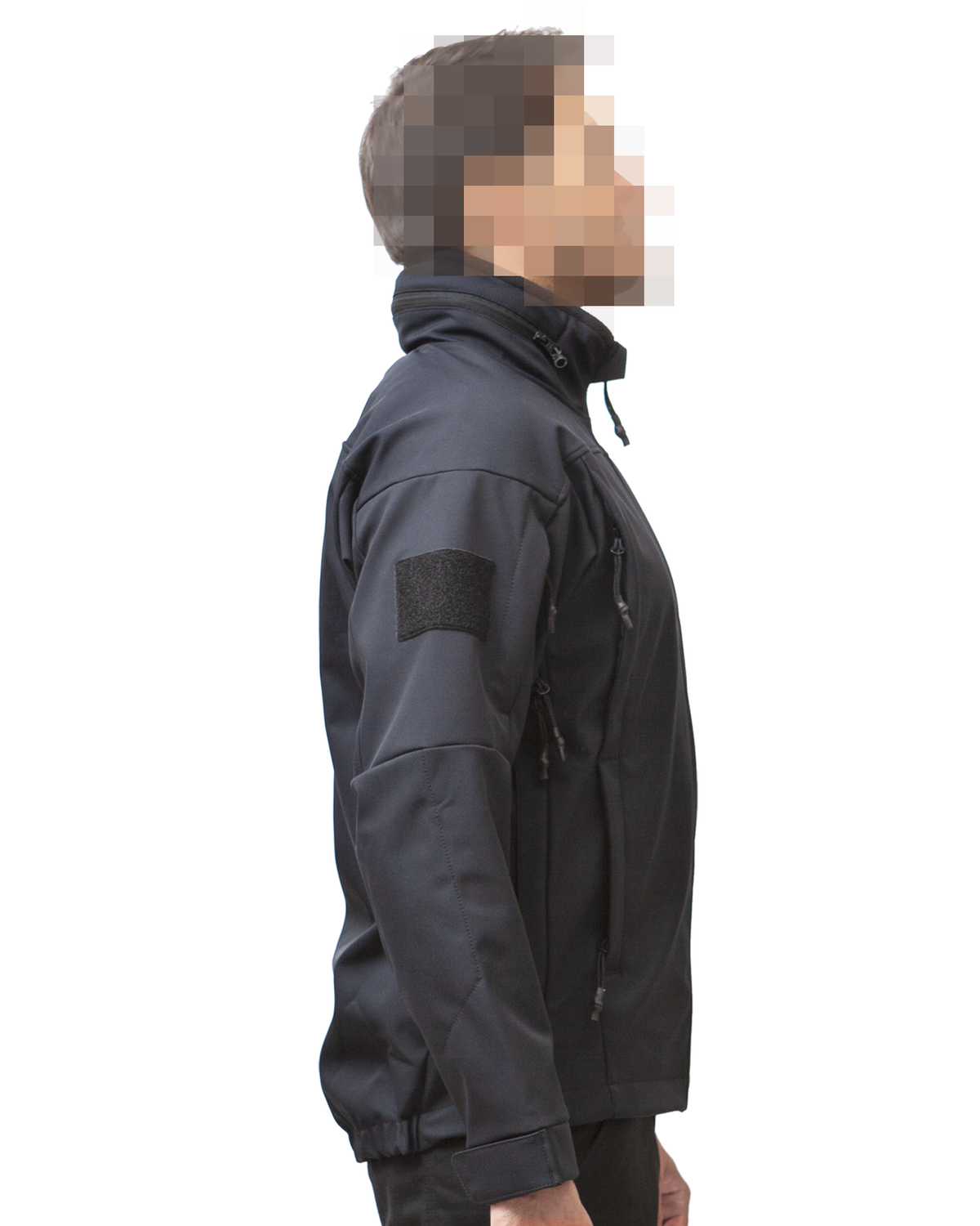 "Soft power" softshell jaka, Black, M — Suited Systems – ražotāja attēls 3